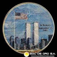 ESTADOS UNIDOS DE AMERICA - 1 DOLLAR, 2001 - IN MEMORY, SEPTEMBER 11, 2001 - MONEDA DE PLATA