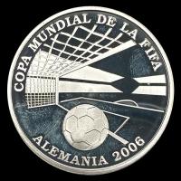 NUMIS - PARAGUAY - 1 GUARANI, 2004 - COPA MUNDIAL DE LA FIFA - ALEMANIA 2006 - MONEDA DE PLATA