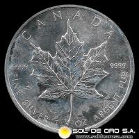 CANADA - 5 DOLLARS, 2009 - ELIZABETH II - ONZA DE PLATA