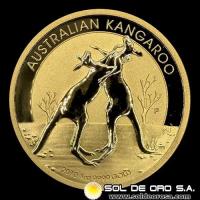 AUSTRALIA - 100 DOLLARS, 2010 - AUSTRALIAN KANGAROO - ELIZABETH II - MONEDA DE ORO