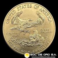 ESTADOS UNIDOS DE AMERICA - 50 DOLLARS, 2010 - MONEDA DE ORO