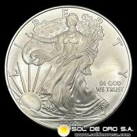 ESTADOS UNIDOS DE AMERICA - 1 DOLLAR - LIBERTY - 2010 - ONZA DE PLATA PURA