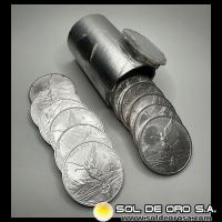 ESTADOS UNIDOS MEXICANOS - LIBERTY, 2011 - TUBO DE 20 ONZAS DE PLATA