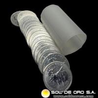 CANADA - MOOSE - 5 DOLLARS, 2012 - ELIZABETH II - TUBO DE 20 ONZAS DE PLATA PURA