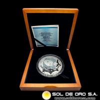 CHINA - PANDA 5 oz - 2012 - AMERICAN NUMISMATIC ASSOCIATION - MEDALLA DE PLATA 999