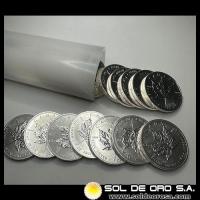 CANADA - 5 DOLLARS, 2013 - ELIZABETH II - TUBO DE 25 ONZAS DE PLATA