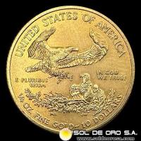 ESTADOS UNIDOS DE AMERICA - 1/4 oz., 10 DOLLARS - 2013 - MONEDA DE ORO
