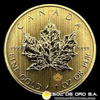 CANADA - 50 DOLLARS, 2013 - ELIZABETH II - MONEDA DE ORO