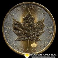 CANADA - 50 DOLLARS, 2015 - ELIZABETH II - MONEDA DE ORO