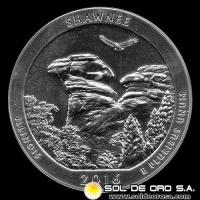 ESTADOS UNIDOS DE AMERICA - 5 OUNCES - 2016 - SHAWNEE, ILLINOIS - ONZAS DE PLATA PURA