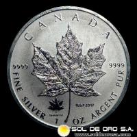 CANADA - 5 DOLLARS, 2017 - ELIZABETH II - MONEDA DE PLATA