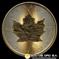 CANADA - 50 DOLLARS, 2017 - ELIZABETH II - MONEDA DE ORO