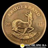 SUDAFRICA - KRUGERRAND, 2017 - MONEDA DE ORO