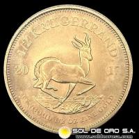 SUDAFRICA - 1/2 oz., KRUGERRAND - 2017 - MONEDA DE ORO