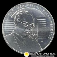 NA1 - ALEMANIA - 20 EUROS - 2018 - 150 ANIVERSARIO DE PETER BEHRENS - MONEDA DE PLATA