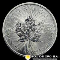 CANADA - 5 DOLLARS, 2018 - ELIZABETH II - ONZA DE PLATA