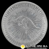 AUSTRALIA - 1 DOLLAR, 2019 - AUSTRALIAN KANGAROO - MONEDA DE PLATA