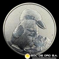 AUSTRALIA - 2 DOLLARS, 2020 - AUSTRALIAN KOOKABURRA - 2 OUNCES - MONEDA DE PLATA