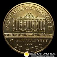 AUSTRIA - REPUBLIK OSTERREICH - 50 EURO, 2020 - MONEDA DE ORO