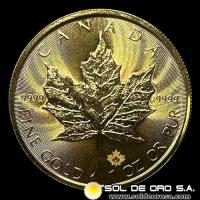 CANADA - 50 DOLLARS, 2020 - ELIZABETH II - MONEDA DE ORO