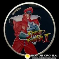 FIJI - 50 CENTS, 2021 - STREET FIGHTER II - MONEDA DE PLATA