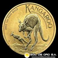 AUSTRALIA - 100 DOLLARS, 2022 - AUSTRALIAN KANGAROO - MONEDA DE ORO