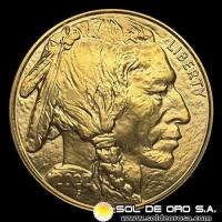ESTADOS UNIDOS DE AMERICA - 50 DOLLARS, 2022 - AMERICAN BUFFALO - MONEDA DE ORO