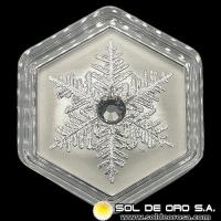 CANADA - 20 DOLLARS, 2023 - SNOWFLAKE - MONEDA DE PLATA