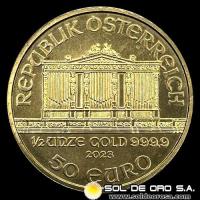 AUSTRIA - REPUBLIK OSTERREICH - 50 EURO, 2023 - MONEDA DE ORO