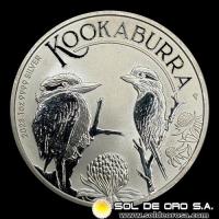 AUSTRALIA - 1 DOLLAR, 2023 - AUSTRALIAN KOOKABURRA - MONEDA DE PLATA