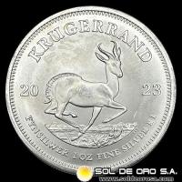 SUDAFRICA - KRUGERRAND, 2023 - MONEDA DE PLATA