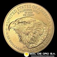 ESTADOS UNIDOS DE AMERICA - 25 DOLLARS, 2025 - AMERICAN EAGLE - MONEDA DE ORO
