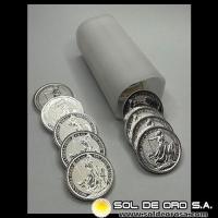 INGLATERRA - 50 PENCE, 2026 - CHARLES III - TUBO DE 5 ONZAS DE PLATA