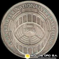 NA1 - ALEMANIA - 5 MARK - 1973 - Subject: 125th Anniversary - Frankfurt Parliament - MONEDA DE PLATA