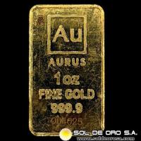 AURUS REFINING - 1 OUNCE - BARRA DE ORO 24K