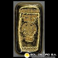 HERAEUS - 100 GRAMOS - FEINGOLD - BARRA DE ORO 24K