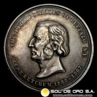 ESTADOS UNIDOS DE AMERICA - JESSE KETCHUM - THE PUBLIC SCHOOL OF BUFFALO NEW YORK - MEDALLA DE PLATA .900