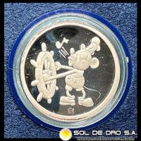 EEUU - MICKEY - 60 YEARS WITH YOU (1928-1988) - 1 OUNCE - LIMITED EDITION - MEDALLA DE PLATA 999