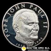 ESTADOS UNIDOS DE AMERICA - POPE JOHN PAUL II - ONZA DE PLATA PURA