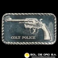 COLT POLICE - 1 OUNCE - BARRA DE PLATA 999