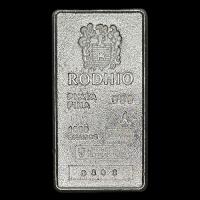 BLUE MOON REFINING GROUP - RODHIO - PESO BRUTO: 1000 Gramos - BARRA DE PLATA 999