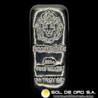 SCOTTSDALE MINT - 10 OUNCES - BARRA DE PLATA PURA