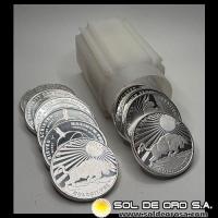 GOLDSILVER - BULL - TUBO DE 20 ONZAS DE PLATA PURA