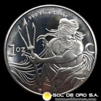 TRIDENT SILVER - POSEIDON - ONZA DE PLATA