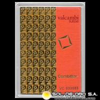 VALCAMBI SUISSE - 100 GRAMOS - COMBIBAR DE ORO 24K