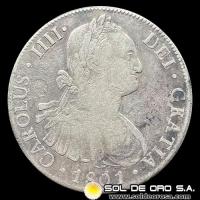 BOLIVIA - 8 REALES - 1801 - CAROLUS IIII DEI GRATIA - MONEDA COLONIAL