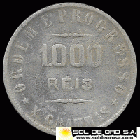 NA2 - NUMIS - BRASIL - 1000 REIS - 1907 - MONEDA DE PLATA
