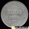NA2 - NUMIS - BRASIL - 2000 REIS - 1908 - MONEDA DE PLATA