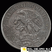 NA4 - ESTADOS UNIDOS MEXICANOS - 25 PESOS, 1968 - XIX OLIMPIADAS DE VERANO - MONEDA DE PLATA