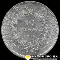 	NA3 - REPUBLIQUE FRANCAISE - 10 FRANCS - 1970 - MONEDA DE PLATA